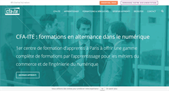 Desktop Screenshot of cfa-ite.fr