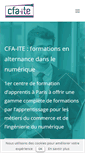 Mobile Screenshot of cfa-ite.fr